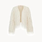Handmade Alpaca Merino Cardigan: Cropped Open Front Wool Jacket
