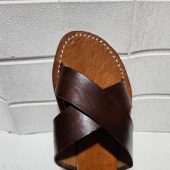 Criss Cross Moroccan Sandals For Women – Handmade Leather Flats, Minimalist Summer Shoes, Open Toe Artisanal Footwear, Boho Moroccan Flats